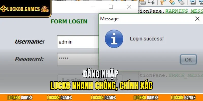 Đăng nhập LUCK8 nhanh chóng, chính xác